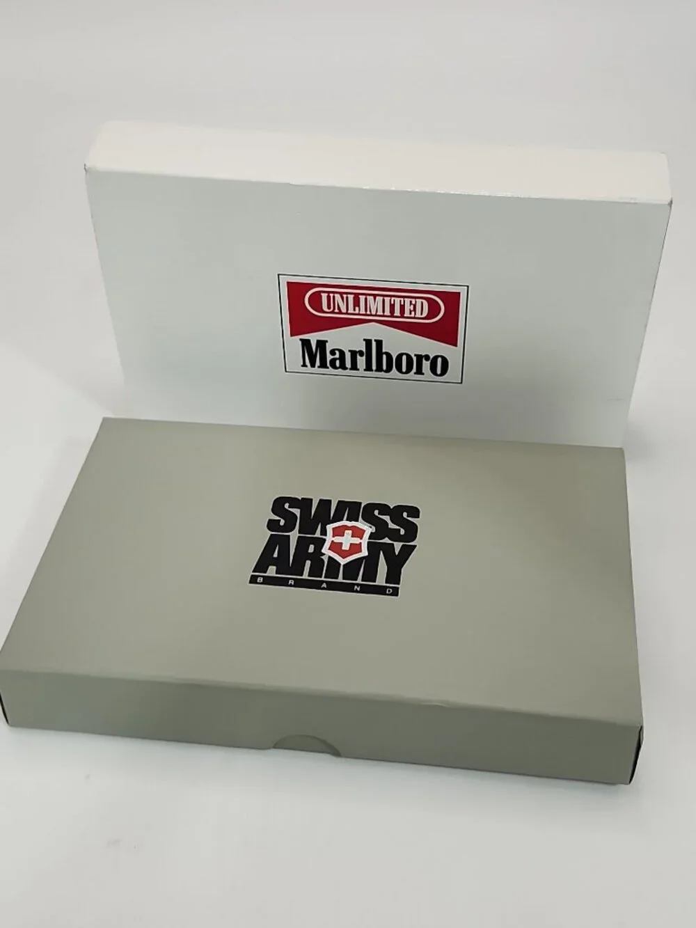 Vintage Unlimited II Swiss Army Marlboro Pocket Watch with Box & Papers NOS